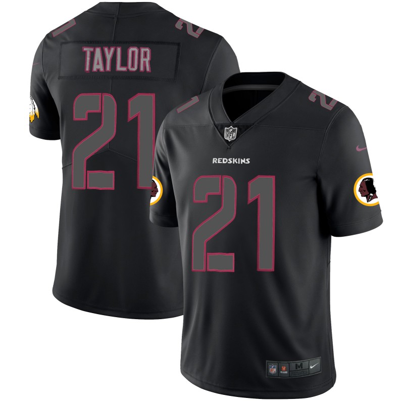 Nike Washington Redskins 21 Sean Taylor Black Impact NFL Vapor Untouchable Limited Jersey