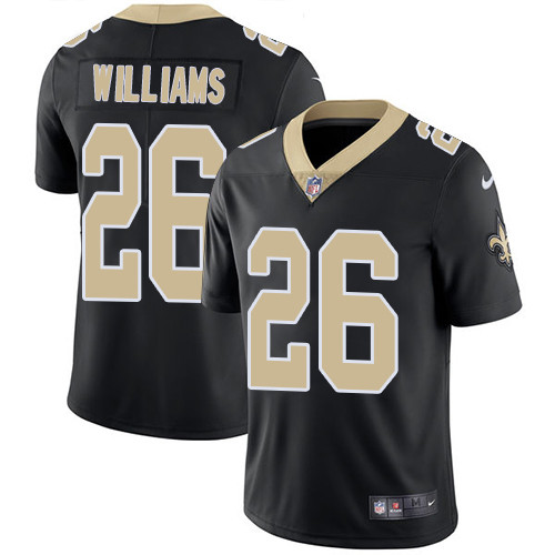 Nike New Orleans Saints #26 P.J. Williams Black Team Color Men's Stitched NFL Vapor Untouchable Limited Jersey