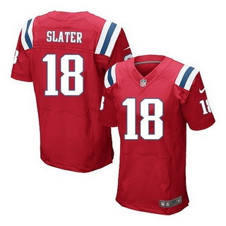 Men's New England Patriots #18 Matthew Slater Red Alternate NFL Nike Elite Jersey