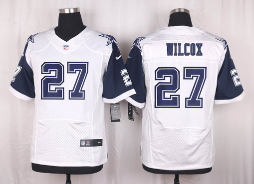 Men's Dallas Cowboys #27 J. J. Wilcox Nike White Color Rush 2015 NFL Elite Jersey