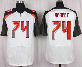 Men's Tampa Bay Buccaneers #74 Ali Marpet White Road NFL Nike Elite Jersey