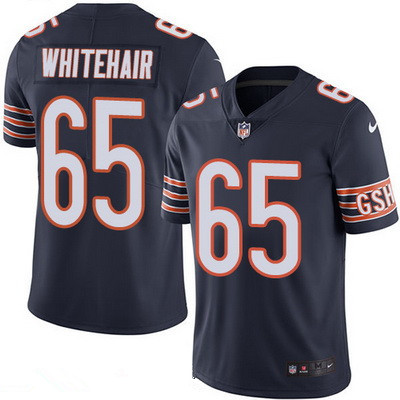 Men's Chicago Bears #65 Cody Whitehair Navy Blue 2016 Color Rush Stitched NFL Nike Limited Jersey