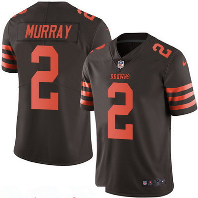 Men's Cleveland Browns #2 Patrick Murray Brown 2016 Color Rush Stitched NFL Nike Limited Jersey