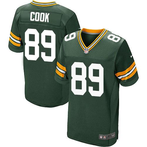 Nike Packers #89 Jared Cook Green Team Color Men's Stitched NFL Elite Jersey