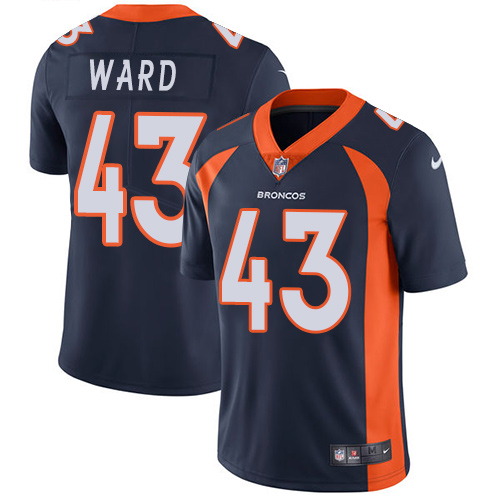 Nike Denver Broncos #43 T.J. Ward Navy Blue Alternate Men's Stitched NFL Vapor Untouchable Limited Jersey