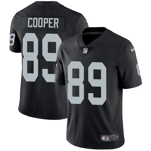 Nike Oakland Raiders #89 Amari Cooper Black Team Color Men's Stitched NFL Vapor Untouchable Limited Jersey