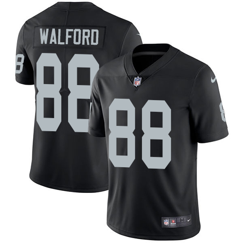 Nike Oakland Raiders #88 Clive Walford Black Team Color Men's Stitched NFL Vapor Untouchable Limited Jersey