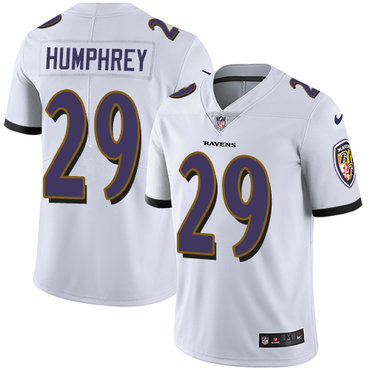 Nike Baltimore Ravens #29 Marlon Humphrey White Men's Stitched NFL Vapor Untouchable Limited Jersey