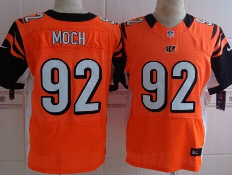 Nike Cincinnati Bengals #92 Dontay Moch Orange Elite Jersey