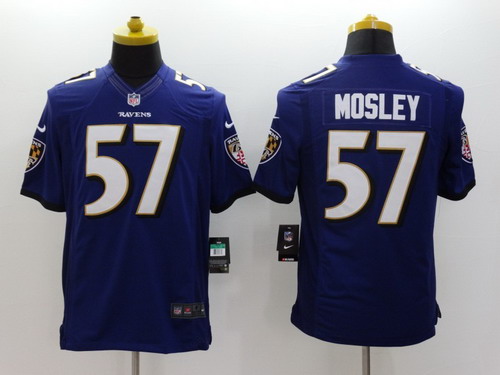 Nike Baltimore Ravens #57 C.J. Mosley 2013 Purple Limited Jersey