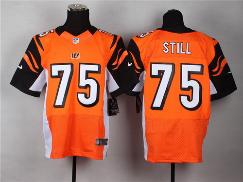 Nike Cincinnati Bengals #75 Devon Still Orange Elite Jersey