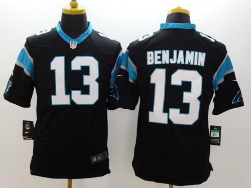 Nike Carolina Panthers #13 Kelvin Benjamin Black Limited Jersey