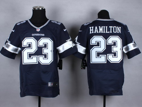 Nike Dallas Cowboys #23 Jakar Hamilton Blue Elite Jersey