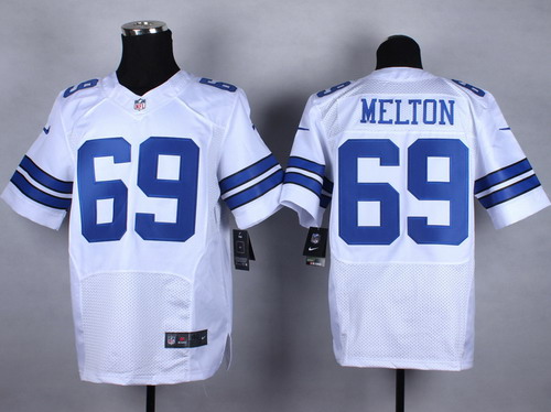 Nike Dallas Cowboys #69 Henry Melton White Elite Jersey