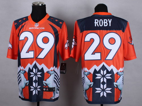 Nike Denver Broncos #29 Bradley Roby 2015 Noble Fashion Elite Jersey