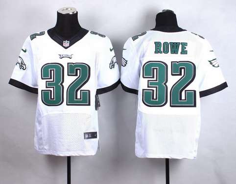 Men's Philadelphia Eagles #32 Eric Rowe 2014 Nike White Elite Jersey