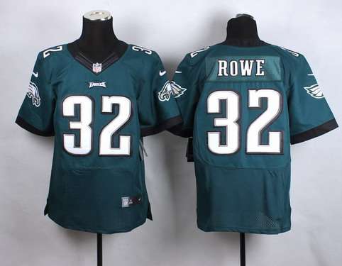 Men's Philadelphia Eagles #32 Eric Rowe 2014 Nike Dark Green Elite Jersey