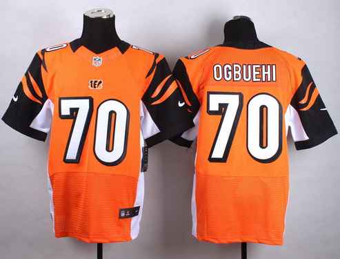 Nike Cincinnati Bengals #70 Cedric Ogbuehi Orange Elite Jersey