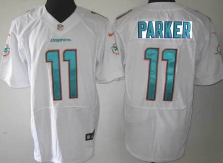 Nike Miami Dolphins #11 DeVante Parker 2013 White Elite Jersey