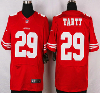 San Francisco 49ers #29 Jaquiski Tartt Nike Red Elite Jersey