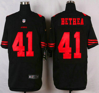 San Francisco 49ers #41 Antoine Bethea 2015 Nike Black Elite Jersey