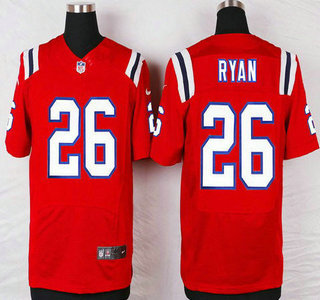 New England Patriots #26 Logan Ryan Red Alternate NFL Nike Elite Jersey