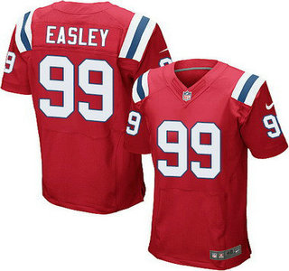 New England Patriots #99 Dominique Easley Red Alternate NFL Nike Elite Jersey