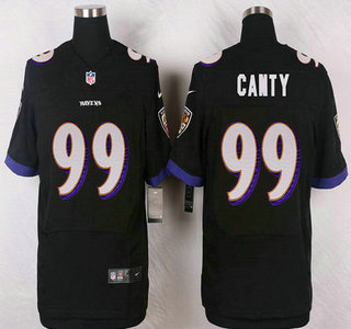 Baltimore Ravens #99 Chris Canty Black Alternate NFL Nike Elite Jersey