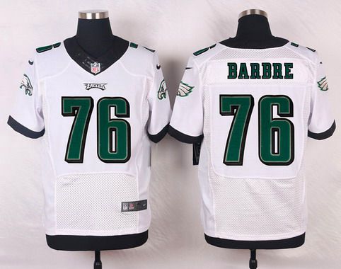 Philadelphia Eagles #76 Allen Barbre White Road NFL Nike Elite Jersey