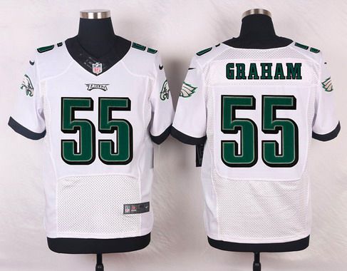 Philadelphia Eagles #55 Brandon Graham White Road NFL Nike Elite Jersey