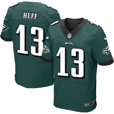 Philadelphia Eagles #13 Josh Huff Midnight Green Team Color NFL Nike Elite Jersey