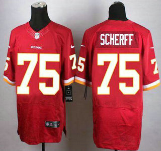 Nike Washington Redskins #75 Brandon Scherff Red Elite Jersey