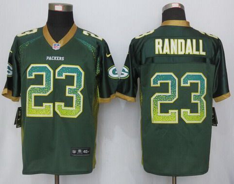 Men's Green Bay Packers #23 Damarious Randall Green Drift Fashion NFL Nike Jersey