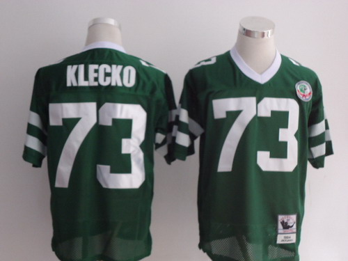 New York Jets #73 Joe Klecko Green Throwback Jersey