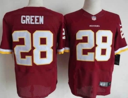 Nike Washington Redskins #28 Darrell Green Red Elite Jersey