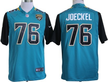 Nike Jacksonville Jaguars #76 Luke Joeckel 2013 Green Game Jersey