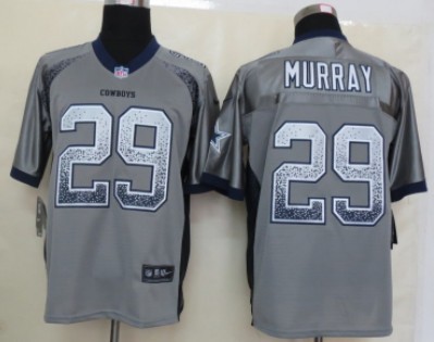 Nike Dallas Cowboys #29 DeMarco Murray Drift Fashion Gray Elite Jersey