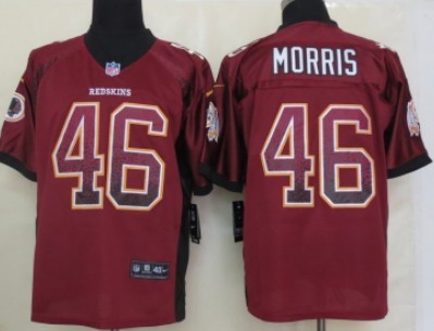 Nike Washington Redskins #46 Alfred Morris Drift Fashion Red Elite Jersey