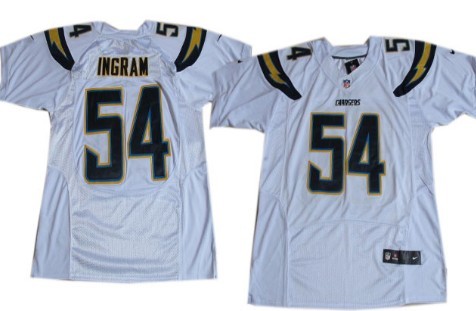 Nike San Diego Chargers #54 Melvin Ingram 2013 White Elite Jersey