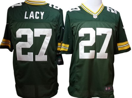 Nike Green Bay Packers #27 Eddie Lacy Green Limited Jersey