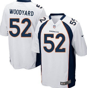 Nike Denver Broncos #52 Wesley Woodyard White Game Jersey