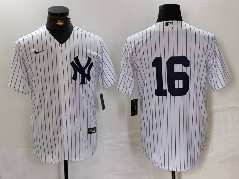 Men's New York Yankees #16 Whitey Ford White Cool Base Jersey