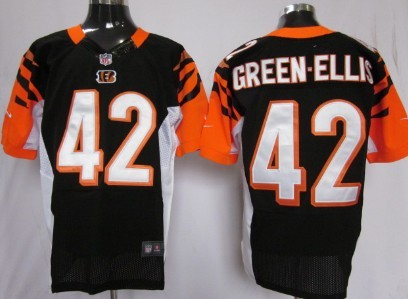 Nike Cincinnati Bengals #42 BenJarvus Green-Ellis Black Elite Jersey