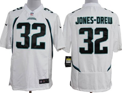 Nike Jacksonville Jaguars #32 Maurice Jones-Drew White Game Jersey