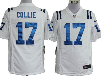 Nike Indianapolis Colts #17 Austin Collie White Game Jersey