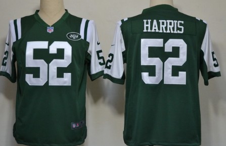 Nike New York Jets #52 David Harris Green Game Jersey