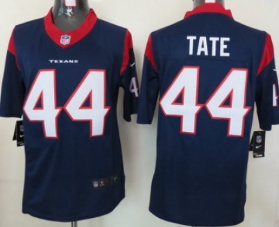 Nike Houston Texans #44 Ben Tate Blue Limited Jersey