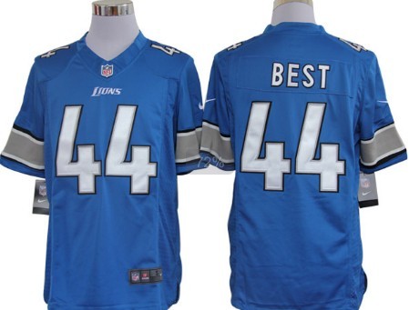 Nike Detroit Lions #44 Jahvid Best Light Blue Limited Jersey