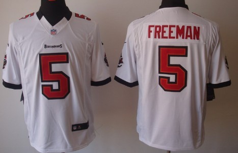 Nike Tampa Bay Buccaneers #5 Josh Freeman White Limited Jersey