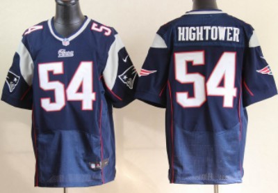 Nike New England Patriots #54 Donta Hightower Blue Elite Jersey